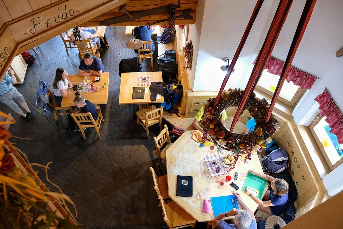 Atmosfera della baita